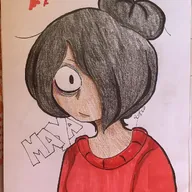drawing looking_at_viewer maya panzeta_(artist) // 1080x1080 // 229KB