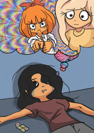 acid coco crying drugs maya mymy thought_bubble // 1769x2512 // 2.6MB