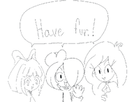 artist:portalverse coco looking_at_viewer maya mymy sketch speaking speech_bubble // 996x759 // 74KB