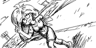 artist:oekakigod coco field no_color oekaki rugby sport // 500x250 // 59KB