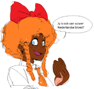 A10s afro bow dutch_text melanin raceswap stroopwafel tagme unknown_artist // 638x608 // 156KB