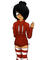 looking_down maya shy waving // 807x1142 // 247KB