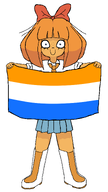 artist:yosack_jaki dutch_flag flag holding_object mymy prinsenvlag // 1263x2252 // 130KB