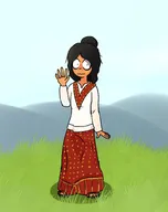 grass maya outside tagme traditional_outfit unknown_artist // 1280x1620 // 138KB