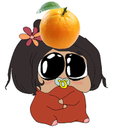 binky edit fruit orange subvariant:mayagugu // 1088x1177 // 346KB