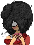 blushing drawing dutch_text heart maya // 960x1280 // 136KB