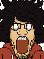 angry clothes glasses hair maya_(ongezellig) ongezellig open_mouth soyjak stubble variant:markiplier_soyjak white_skin // 600x800 // 43KB