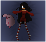 artist:vampirekitty bed blobfish lying maya // 2093x1900 // 921KB