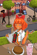 bike bomb comic explosive flag headphones maya mymy netherlands niggerwiggle outside smug stroopwafel tree // 1387x2012 // 932KB