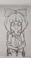looking_at_viewer meta:general_fanart mymy niggerwiggle paper sitting smiling // 1844x3431 // 1.3MB
