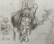 artist:yosack_jaki cmile drawing gun meta:rijkskunst mymy paper sketch smoke tagme ZWABAG // 692x560 // 519KB