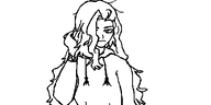 black_and_white eye_bags frown long_hair maya meta:rijkskunst oekaki // 500x250 // 18KB