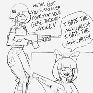 antichrist artist:apop maya mymy niggerwiggle parody un uniform // 3000x3000 // 753KB