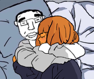 comfy hugging mymy sleeping variant:chudjak // 888x750 // 592KB