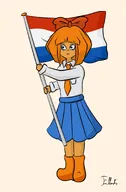 dutch_flag holding mymy smiling tagme unknown_artist // 1110x1693 // 123KB