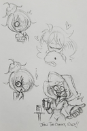artist:rodscorpion blobfish chips coco eating maya question_mark rodscorpion_(artist) surprised // 1174x1766 // 2.2MB