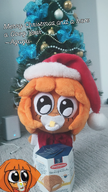 binky christmas irl mymy plush plush_body santa_hat soopwafel stroopwafel variant:agugu // 1080x1920 // 2.8MB