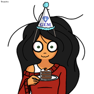 artist:tronikin birthday cake gem maya nuts party_hat sisa twodayslateaward // 3350x3350 // 1.1MB