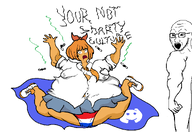 amerimutt anti_ongezellig arm artist:romanian_schizo bug clothes discord fat flag flag:netherlands fly full_body glasses leg mymy ongezellig open_mouth panties soyjak stinky stubble variant:soyak // 1319x909 // 90KB