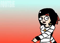 artist:footsie axel bandana beard black_hair blonde_hair blush bow chest earring english_text exclamation_mark facial_hair freckles kiki music mymy necklace orange_hair song stubble tagme text tie treasure_chest video // 496x360, 19.5s // 1.1MB