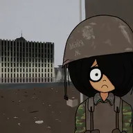 helmet maya meta:general_fanart russian_text sad shell_shock unknown_artist war // 1200x1200 // 171KB