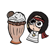 artist:ratagabito cute food kiki meme meta:general_fanart pirate variant:peeb // 1280x1280 // 201KB