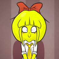ai blush bow fruit lemon mymy niggerwiggle red_bow tie yellow yellow_hair yellow_skin // 512x512 // 387KB