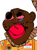 ack anti_ongezellig autism award black_skin brown_skin entiral_(user) hello_my_name_is_(sticker) mymy ongezellig rope shitskin slopjak subvariant:Henry subvariant:jartycuck vantablack_skin variant:chudjak variant:impish_soyak_ears zarty zartycuck // 699x940 // 232KB