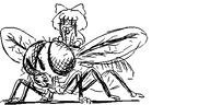artist:oekakigod binky fly gugufly niggerwiggle oekaki variant:agugu // 500x250 // 43KB