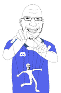 crying discord hands looking_at_viewer manipulation puppet puppeteer smile streched_mouth strings teeth variant:soyak variant:terrajak // 1818x2746 // 219KB