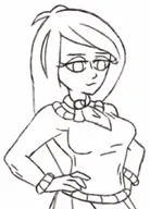 coco hands_on_hips sketch tagme unknown_artist // 614x856 // 77KB