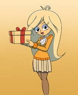 artist:portalverse coco looking_at_viewer present smiling // 1414x1720 // 1.5MB