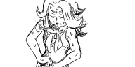 artist:oekakigod jar oekaki peanut_butter sweat sweating vera // 500x250 // 33KB