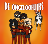 binky black_hair blonde_hair blue brown_eyes coco dutch_text frown green_eyes hang mask mymy noose Ongezellig_movie_scenes Ongezellig_movie_scenes_(art_theme) Ongezellig_movie_scenes_(art_theme_november_2025) orange_hair ravi smile soei tagme text variant:agugu // 2000x1815 // 1.7MB