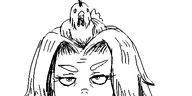 artist:oekakigod chicken no_color oekaki vera // 500x250 // 30KB