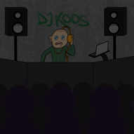 animated bald blue_eyes chain concert crowd deejay dj earring graffiti hair headphones koos laptop laser lasers music ongezellig_and_music ongezellig_and_music_(art_theme) ongezellig_and_music_(art_theme_October_2025) rave speakers text video // 3008x3008, 6s // 5.8MB