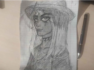 artist:scdc cigarette cleo meta:rijkskunst pencil_(medium) smoking // 839x627 // 575KB