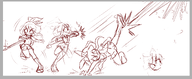 fighting gussywussy_(artist) mymy niggerwiggle sketch sword // 2753x1136 // 965KB