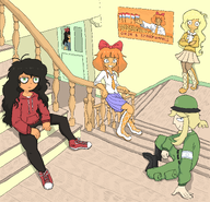 artist:fisheye coco eiko kiki mao_zedong maya mymy oc occoal // 5328x5130 // 5.3MB