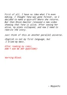 artist:maypachi_hmone comic english_text tagme text text_wall the_return_comic // 1080x1527 // 75KB