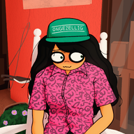 artist:entiral bike blushing cap chair flower green_eyes leaves maya odd_future_wolf_gang_kill_them_all tyler_the_creator // 1200x1200 // 1.6MB