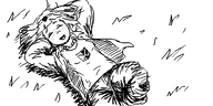 artist:oekakigod cato freckles grass happy laying_down necklace oekaki // 500x250 // 48KB