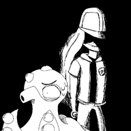 biting_lip black_and_white maya meta:rijkskunst pokemon squid // 1000x1000 // 54KB