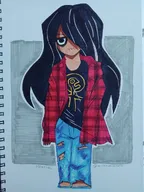 artist:lauchaa jeans maya ripped_clothing // 768x1024 // 121KB