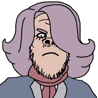 angry cartoon clothes female hair mustache ongezellig purple_eyebrows purple_hair scarf soyjak stubble variant:a24_slowburn_soyjak vera_(ongezellig) white_skin // 1000x1000 // 21KB