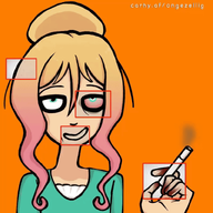 artist:mrcarhyla meme orange_background parody smoking yfke // 800x800 // 948KB