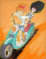 artist:fisheye kiki meta:rijkskunst mymy scooter speed_lines // 2012x2560 // 4.3MB