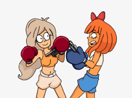 boxing boxing_gloves coco gun mymy shorts unknown_artist // 1195x886 // 238KB