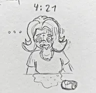 artist:midkyk beer drunk no_color puking sketch vera // 2048x1976 // 689KB