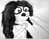 artist:entiral black_and_white kid maya // 1358x1080 // 744KB
